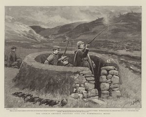 Alman İmparatoru Wemmersgill Moors üzerinde ateş ediyor